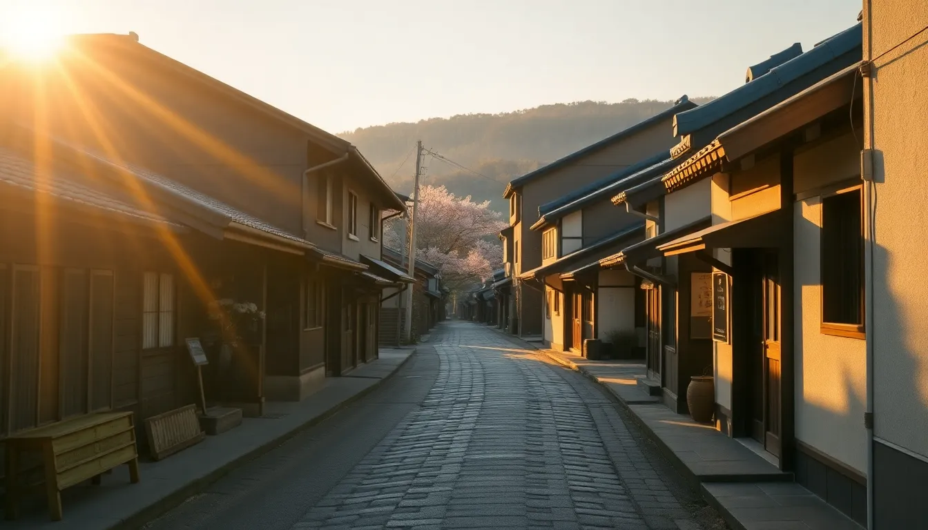 일본 소도시 풍경