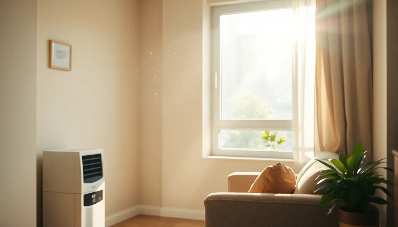 시원한 여름을 위한 에어컨 이미지