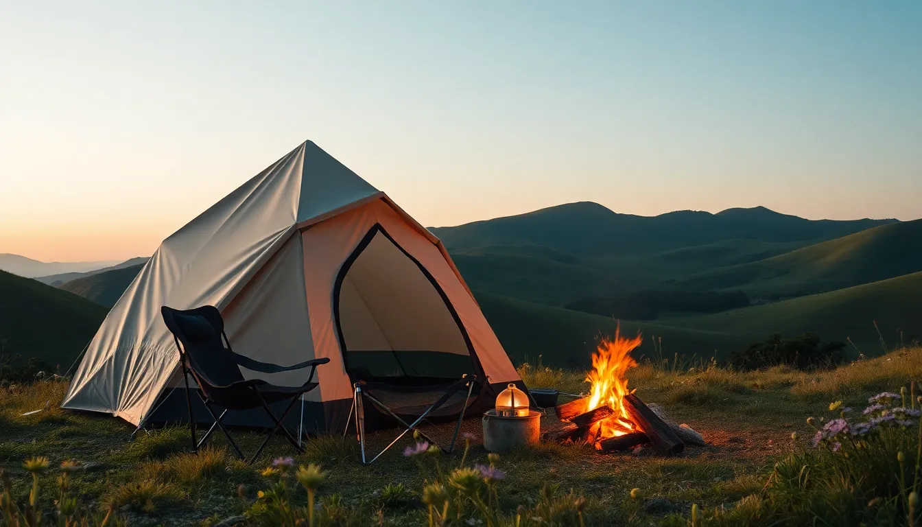 아름다운 제주 캠핑 풍경